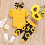 0-24M Newborn Infant Baby Girls Ruffle T-Shirt Romper Tops Leggings Pant Outfits Clothes Set Long Sleeve Fall Winter Clothing (7281835835560)