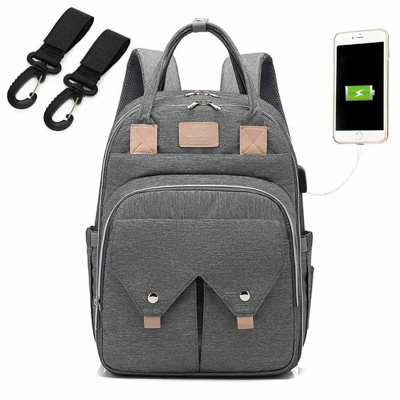 Nappy Backpack Bag Mummy Large Capacity Bag Mom Baby Multi-function Waterproof Outdoor Travel Diaper Bags For Baby Care (7267530801320)