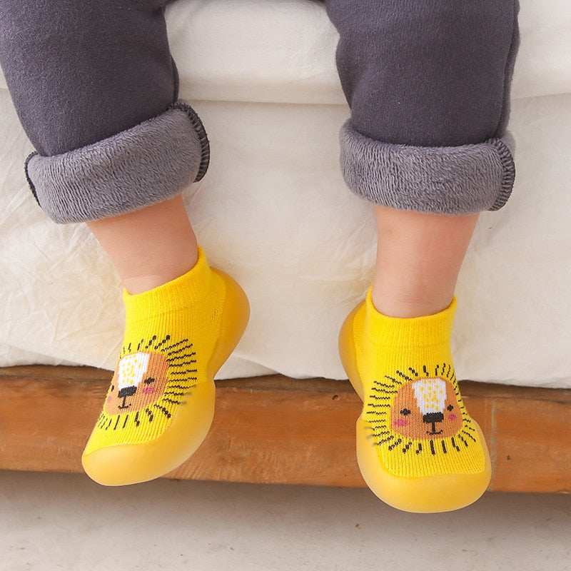 Liebenswerte Tiere - Anti-Rutsch Baby-Schuh-Socken (7233320714408)