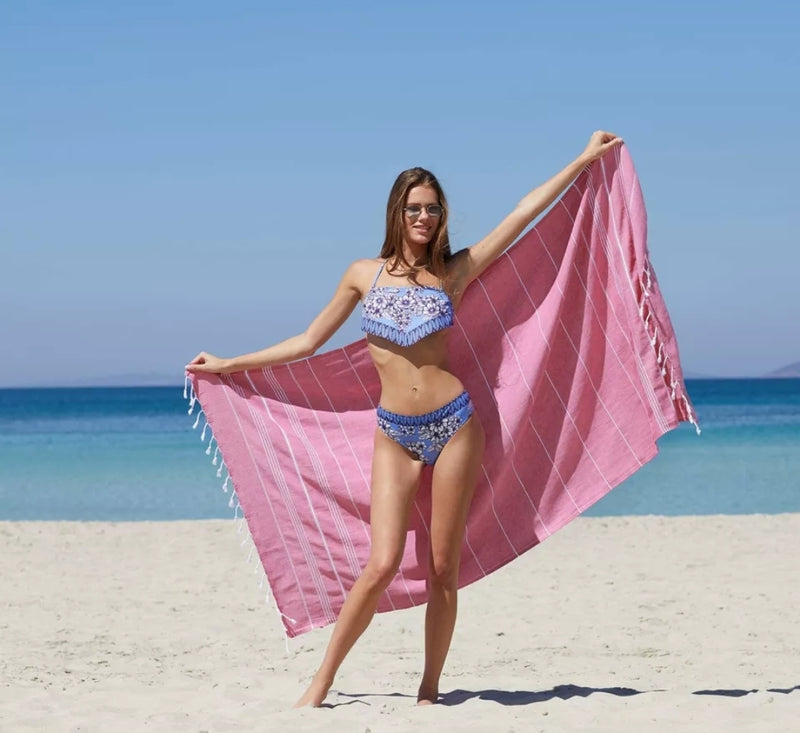 Premium Strandtuch aus Bio-Baumwolle || In tollen Farben