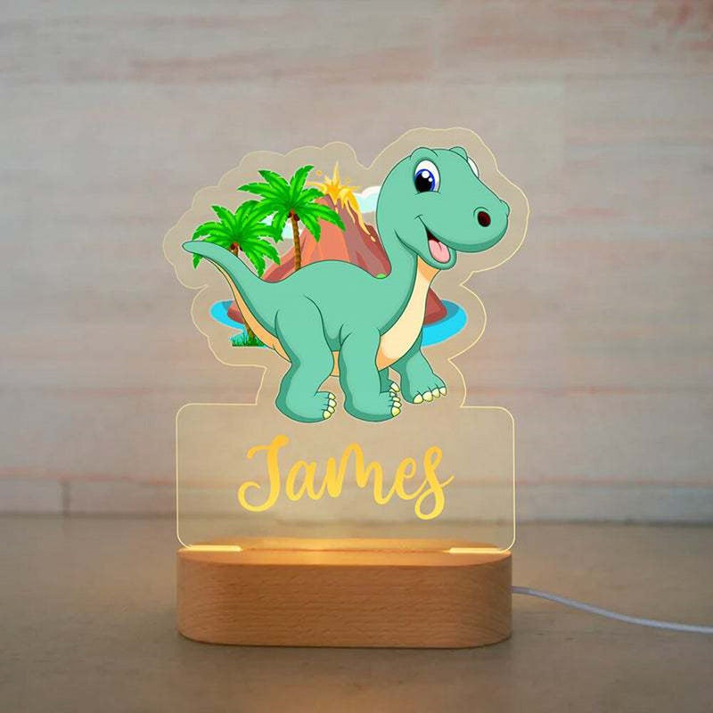 Personalisierte Lampe 💡 im Dinosaurier/ Elefant- oder Löwe Design für Dein Kind