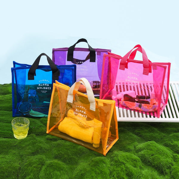 Aloha Holidays ☀️🌴 || Transparent Tote Bag 🛍