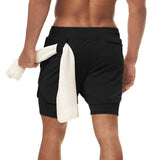 Sport Shorts für Männer || 2-in-1 Fitness Shorts